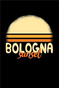 Bologna Sunset: KALENDER / NOTIZBUCH Für Schulanfänger, Studenten, Schüler, Backpacker, Reisende, Traveler A5 (6x9 inch) 120 Seiten liniert! I Monatsplaner I Journa