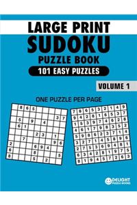 Large Print Sudoku Puzzle Book Easy