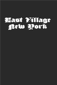 East Village NYC Notebook 120 Lined Pages Great Gift Idea