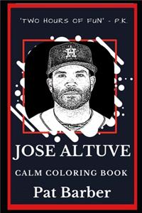 Jose Altuve Calm Coloring Book