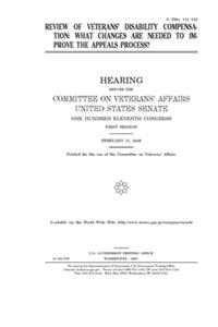 Review of veterans' disability compensation