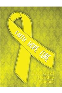Bladder Cancer Awareness Ribbon Faith Hope Cure