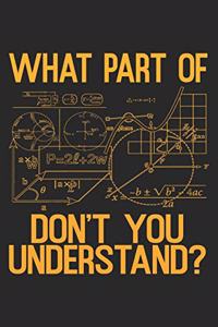 What Part Of Don't You Understand