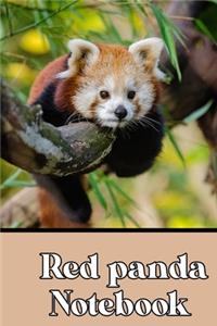Red panda notebook