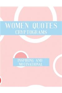 Women Quotes Cryptograms