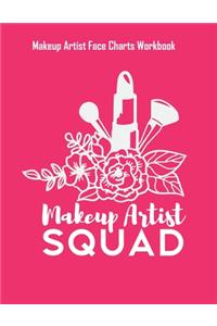Makeup Artist Squad - Makeup Artist Face Charts Workbook