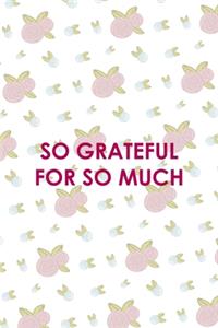 So Grateful For So Much