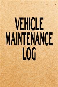 Vehicle Maintenance Log