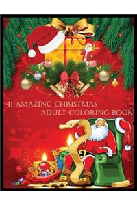 41 Amazing Christmas Adult Coloring Book