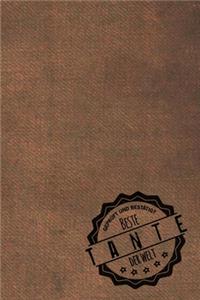 Geprüft und Bestätigt beste Tante der Welt