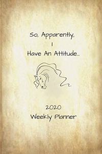 2020 Weekly Planner