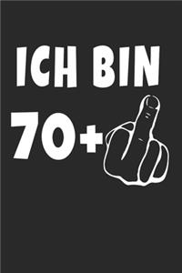 Ich Bin 70 + Mittelfinger