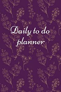 Daily to do planner