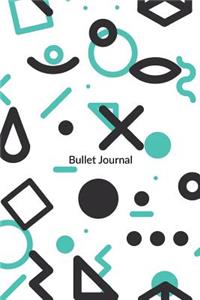 Bullet Journal: Minimal Design Bullet Journal - 120-Page 1/4 Inch Dot Grid Minimal Pattern Notebook - 6 X 9 Perfect Bound Paperback