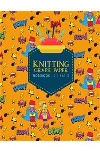 Knitting Graph Paper Notebook - 2