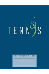Tennis Composition Notebook