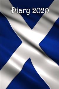 Diary: Flag, Scotland - Bespoke, Personalised Desk Diary. Contact Us If You Would Like Your Own Image, Name or Other Text on a Book.