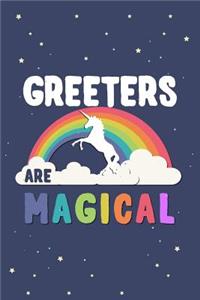 Greeters Are Magical Journal Notebook