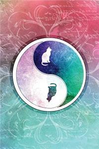 Yin Yang Cat Journal