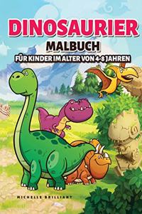 Dinosaurier Malbuch für Kinder im alter von 4-8 Jahren