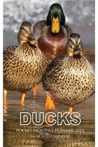 Ducks Pocket Monthly Planner 2018