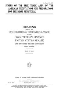 Status of the Free Trade Area of the Americas