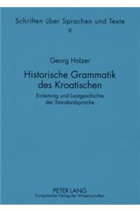 Historische Grammatik Des Kroatischen