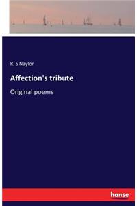 Affection's tribute