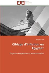 Ciblage d inflation en égypte?