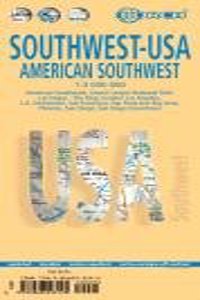 USA Southwest - American Southwest, Borch Map