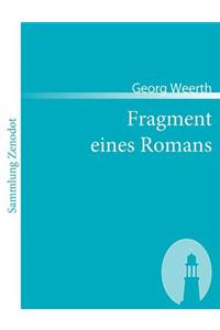 Fragment eines Romans