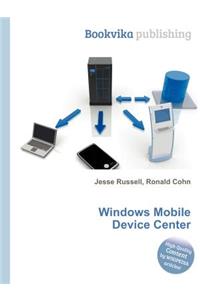 Windows Mobile Device Center