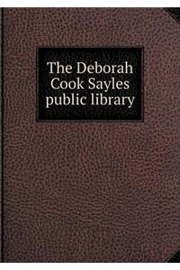 The Deborah Cook Sayles public library