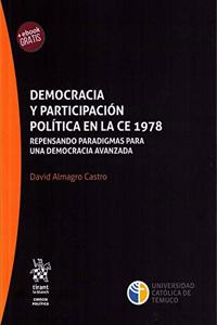 Democracia y Participacion Politica en la CE 1978 (Serie Ciencia Politica) (Spanish Edition)