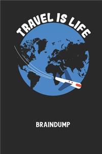 TRAVEL IS LIFE - Braindump