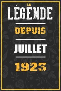 La Légende Depuis JUILLET 1923