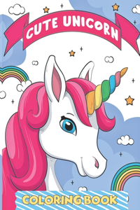 Cute Unicorn Coloring Book