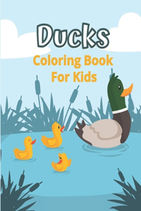 Ducks Coloring Book For Kids