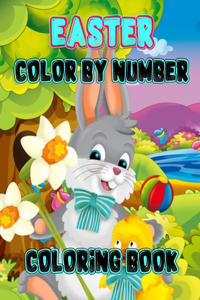 Easter Color By Number Coloring Book
