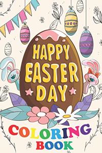 Happy Easter Day Coloring Book
