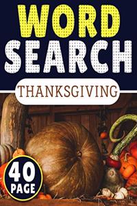 ThanksGiving Word Search