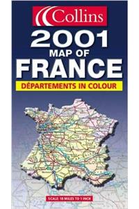 2001 Map of France
