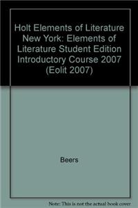 Holt Elements of Literature New York