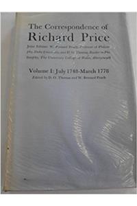 The Correspondence of Richard Price: July 1748-March 1778 v. 1