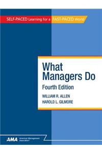 What Managers Do