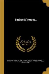 Satires D'horace...