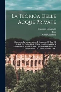 Teorica Delle Acque Private