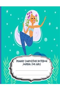 Primary Composition Notebook Journal For Girls