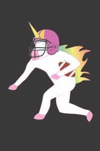 Einhorn spielt Football