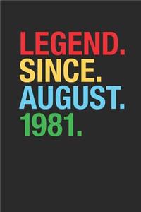 Legend Since August 1981